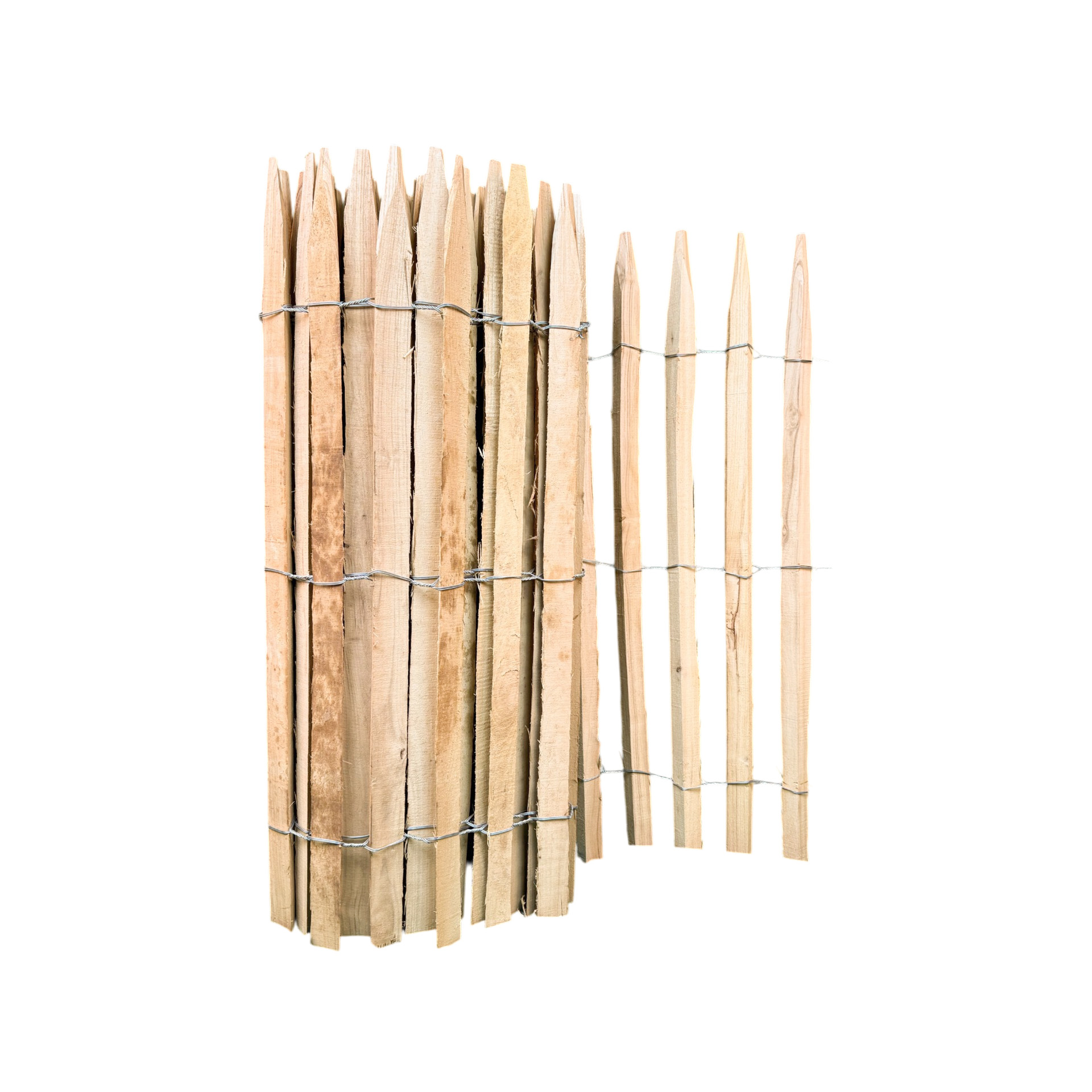 Premium schapenhek robinia (gezaagd) - lengte 5 meter, hoogte 100 cm, Latafstand 4-5 cm