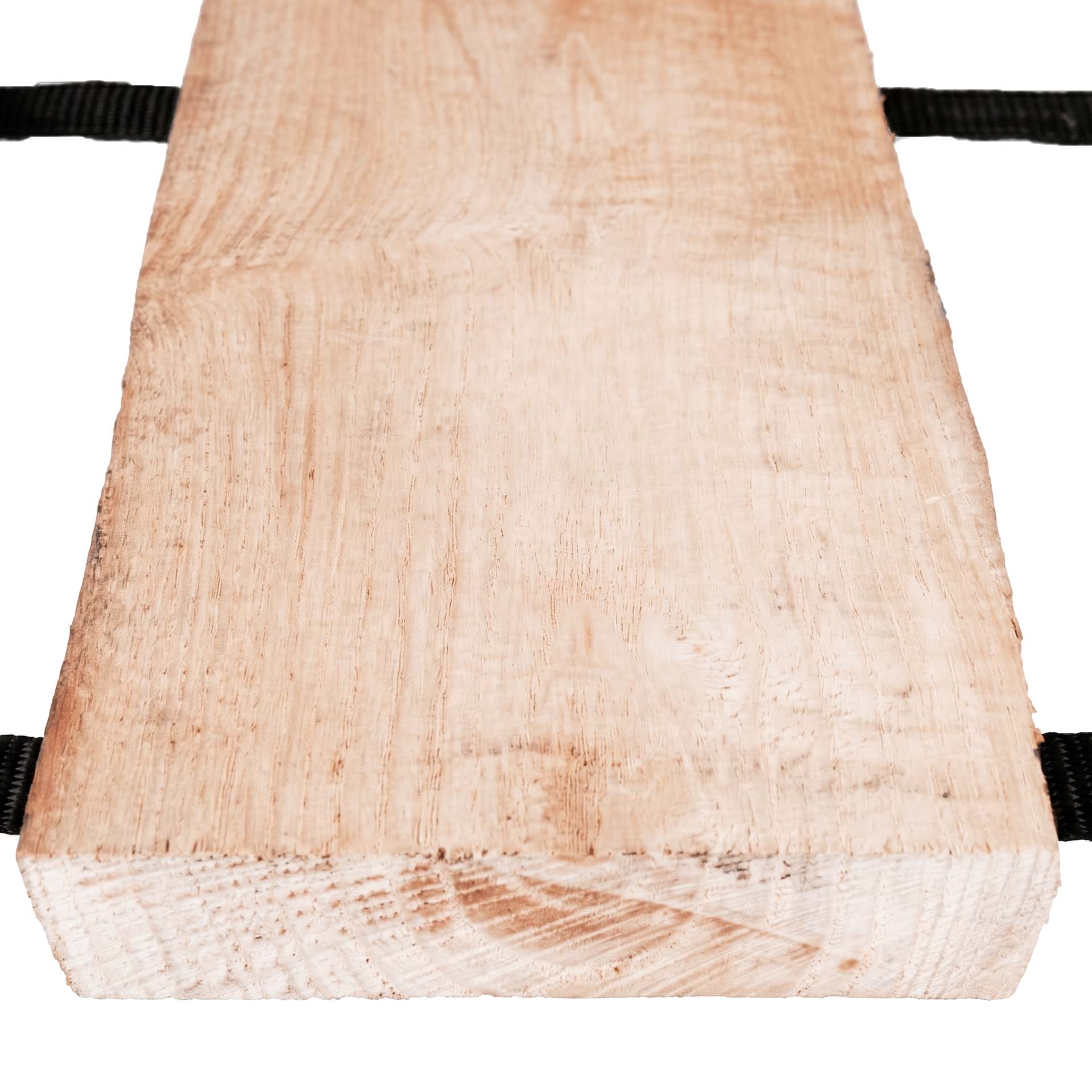 Looppad, tuinpad van hardhout, tamme kastanje – lengte 2,5 meter, breedte 40 cm, tussenruimte ca. 8 cm