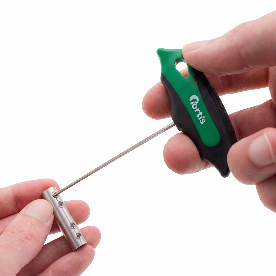 Zeskantschroevendraaier (2 x 100 mm) met T-greep voor rolconnectoren