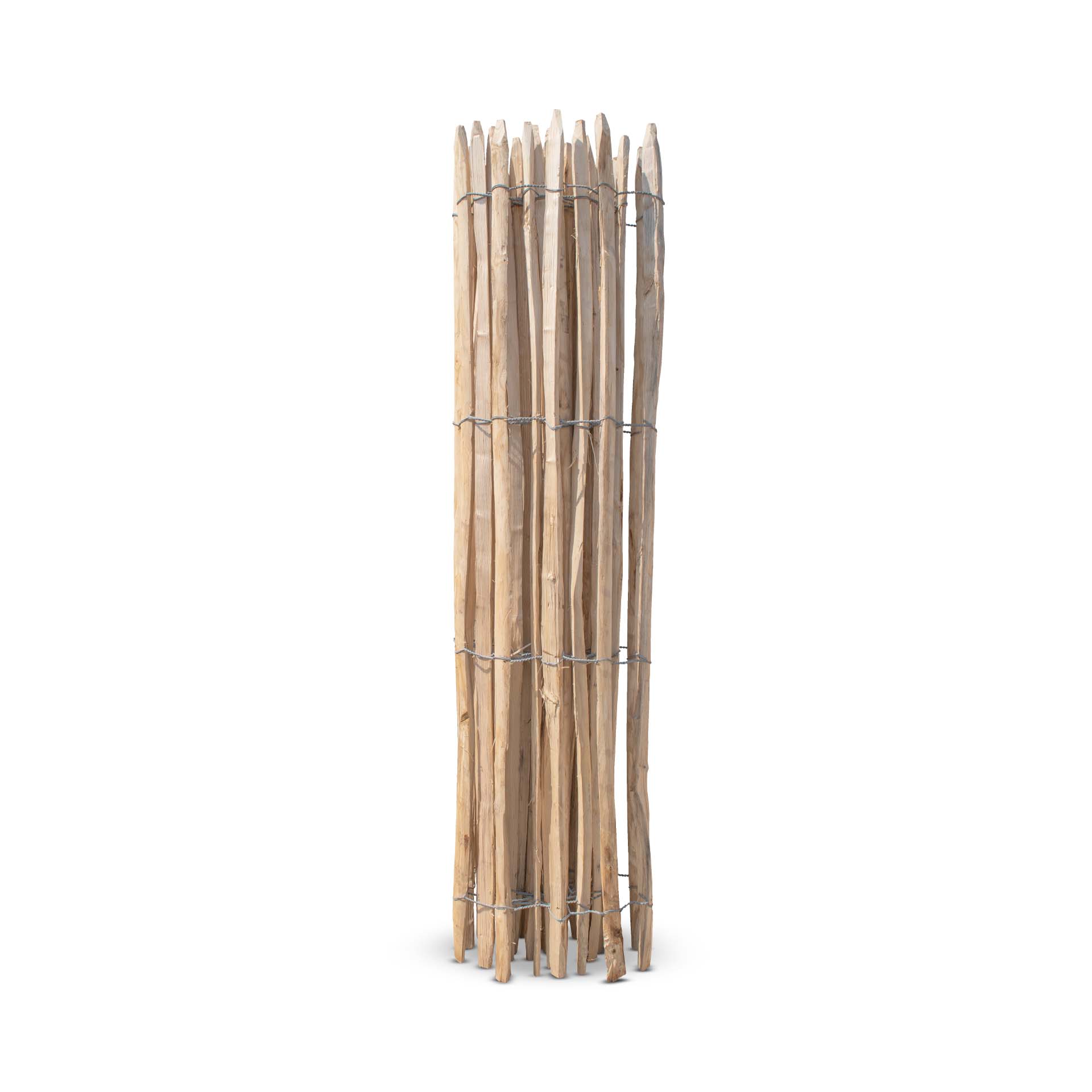Frans premium schapenhek kastanje - lengte 5 meter, hoogte 175 cm, latafstand 6-7 cm