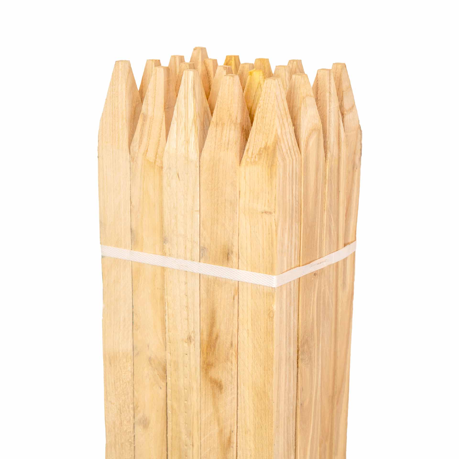 20 stuks. Markeringspalen/trellis/omheiningspalen van kastanjehout, hoogte 150 cm, doorsnede 3 x 3 cm
