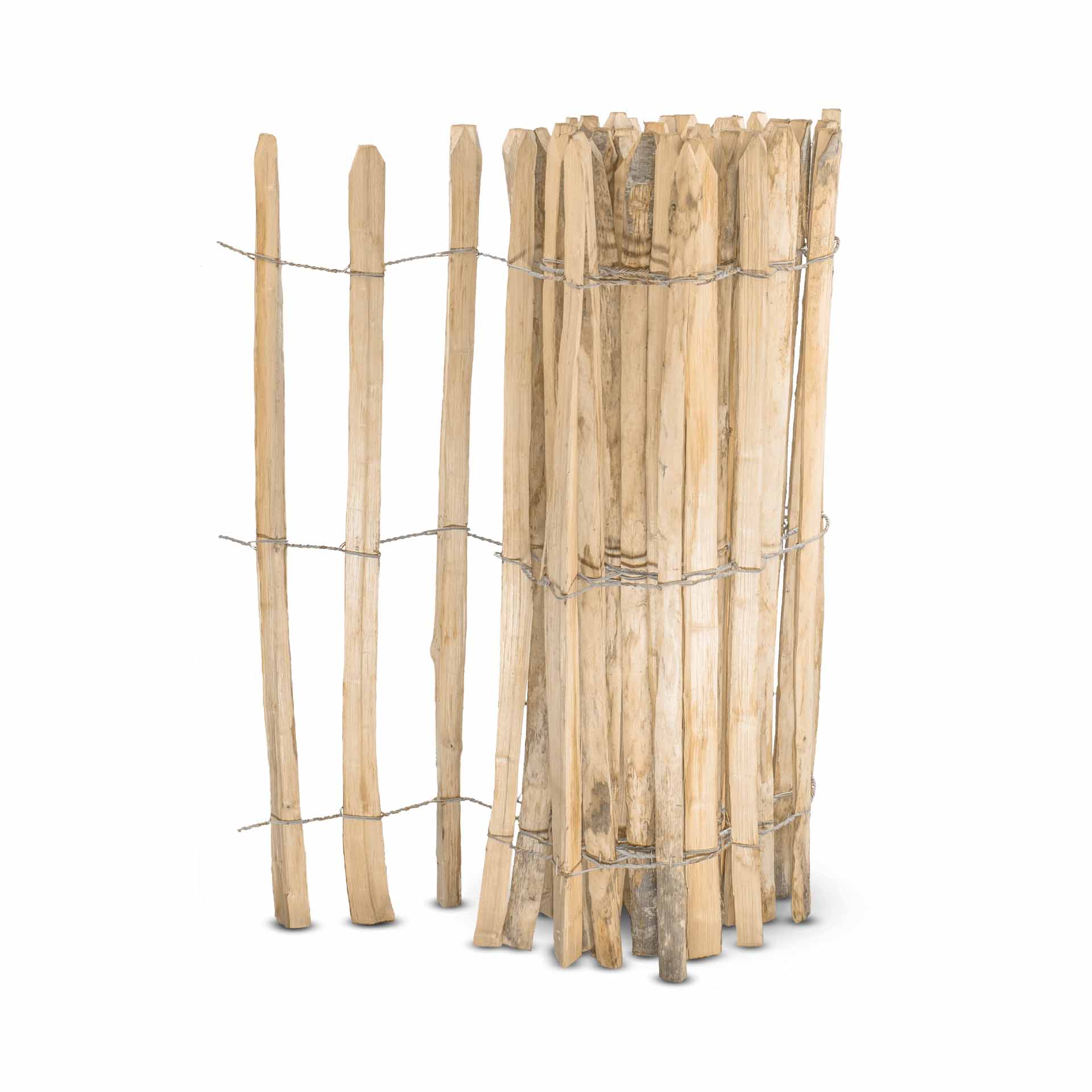 Engels schapenhek kastanje - lengte 5 meter, hoogte 100 cm, latafstand 8-10 cm