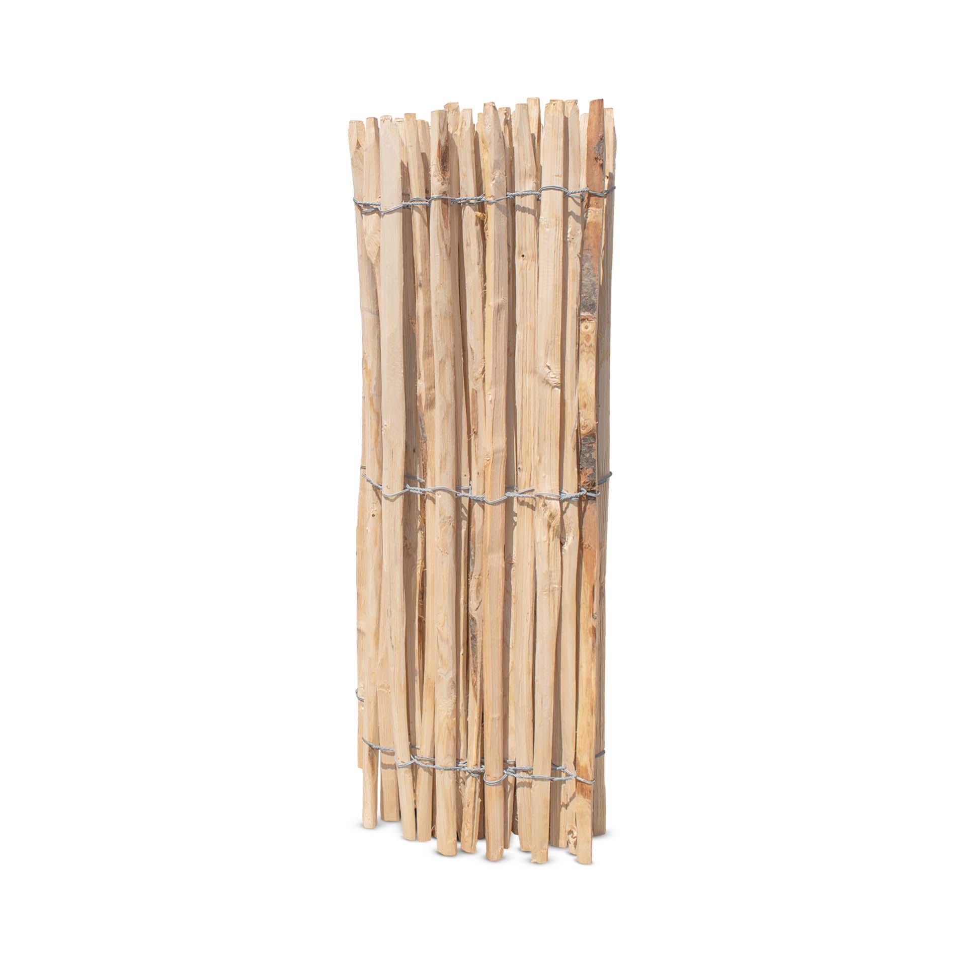 Frans premium schapenhek kastanje - lengte 5 meter, hoogte 120 cm, latafstand 4-5 cm