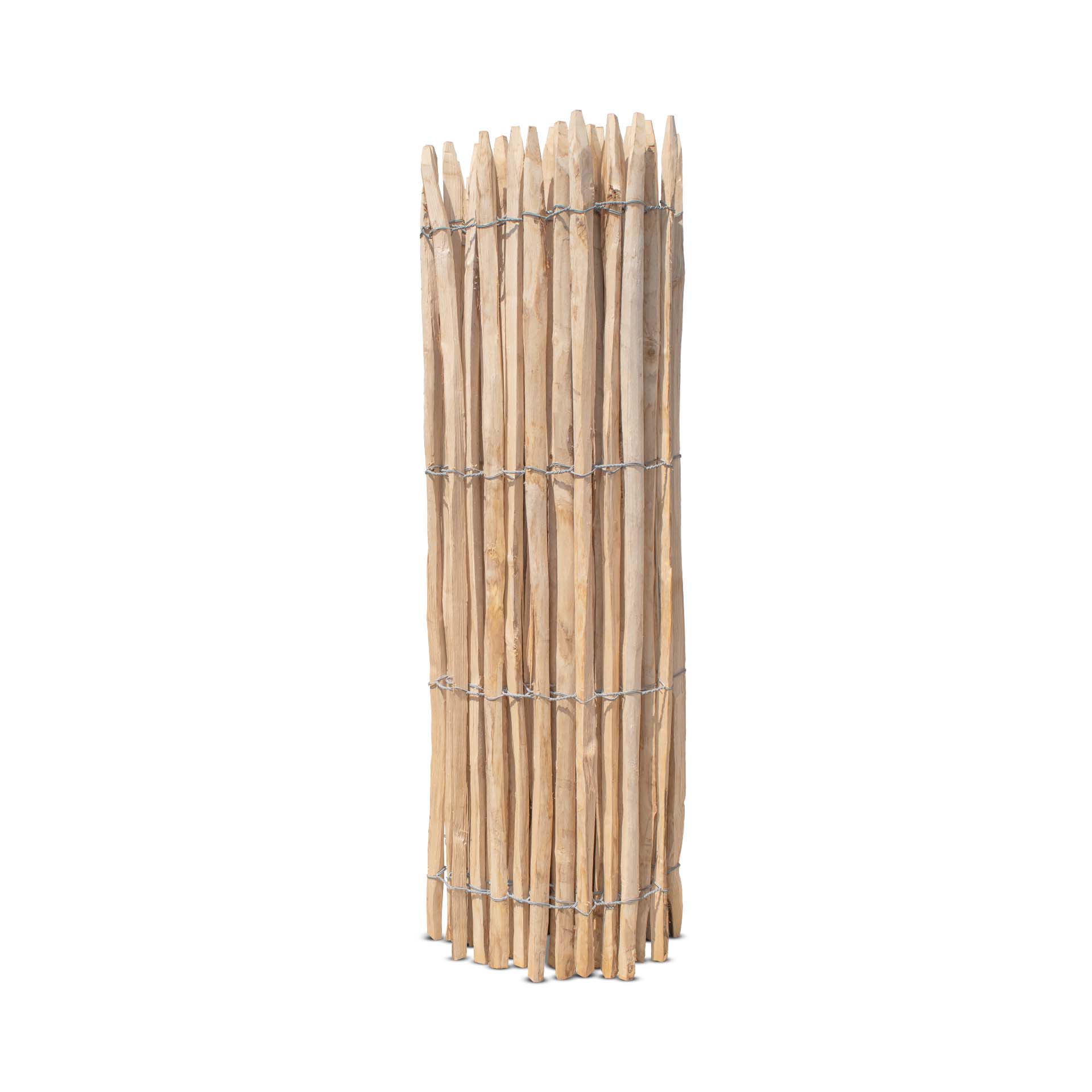 Frans premium schapenhek kastanje - lengte 5 meter, hoogte 150 cm, latafstand 4-5 cm