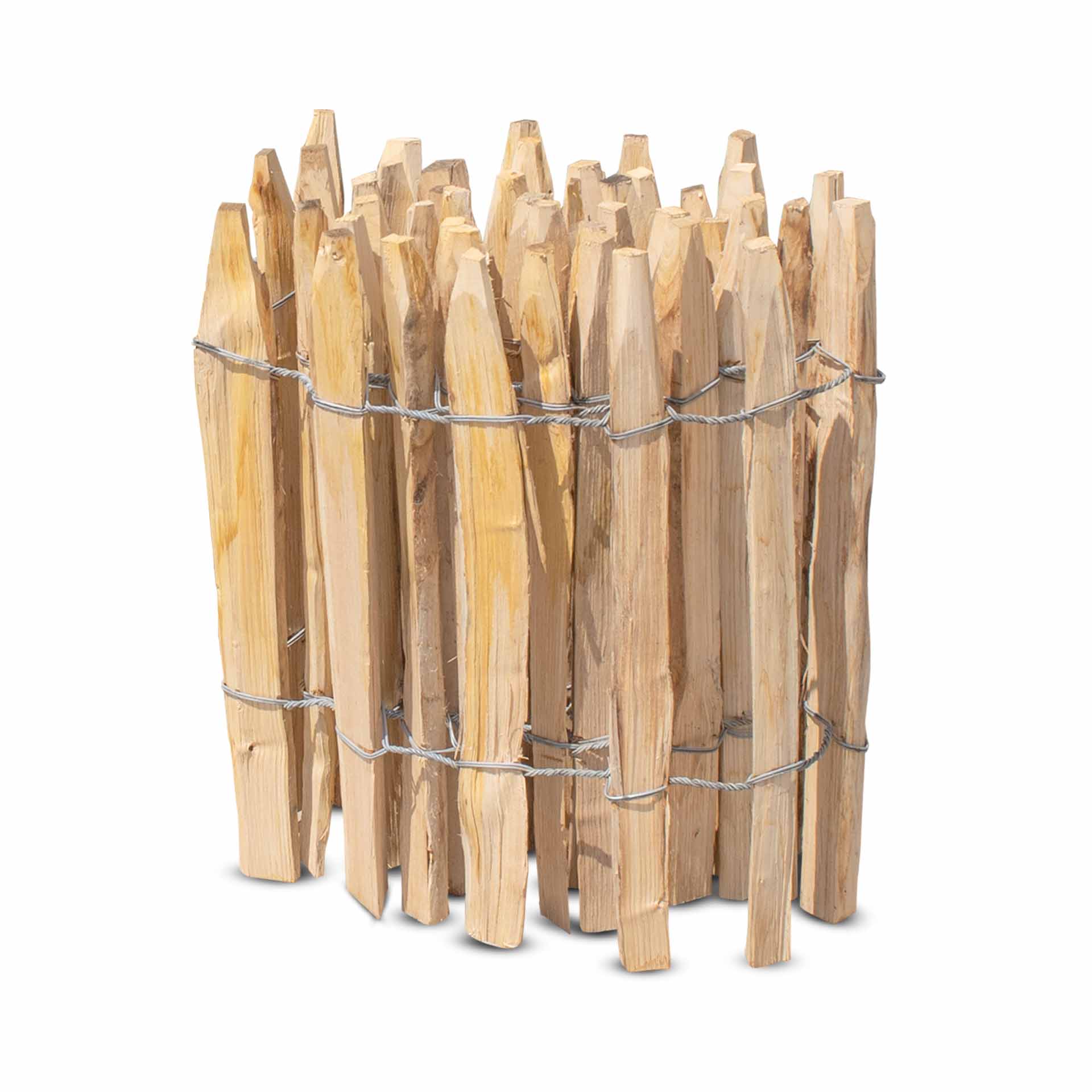 Frans premium schapenhek kastanje - lengte 5 meter, hoogte 50 cm, latafstand 6-7 cm