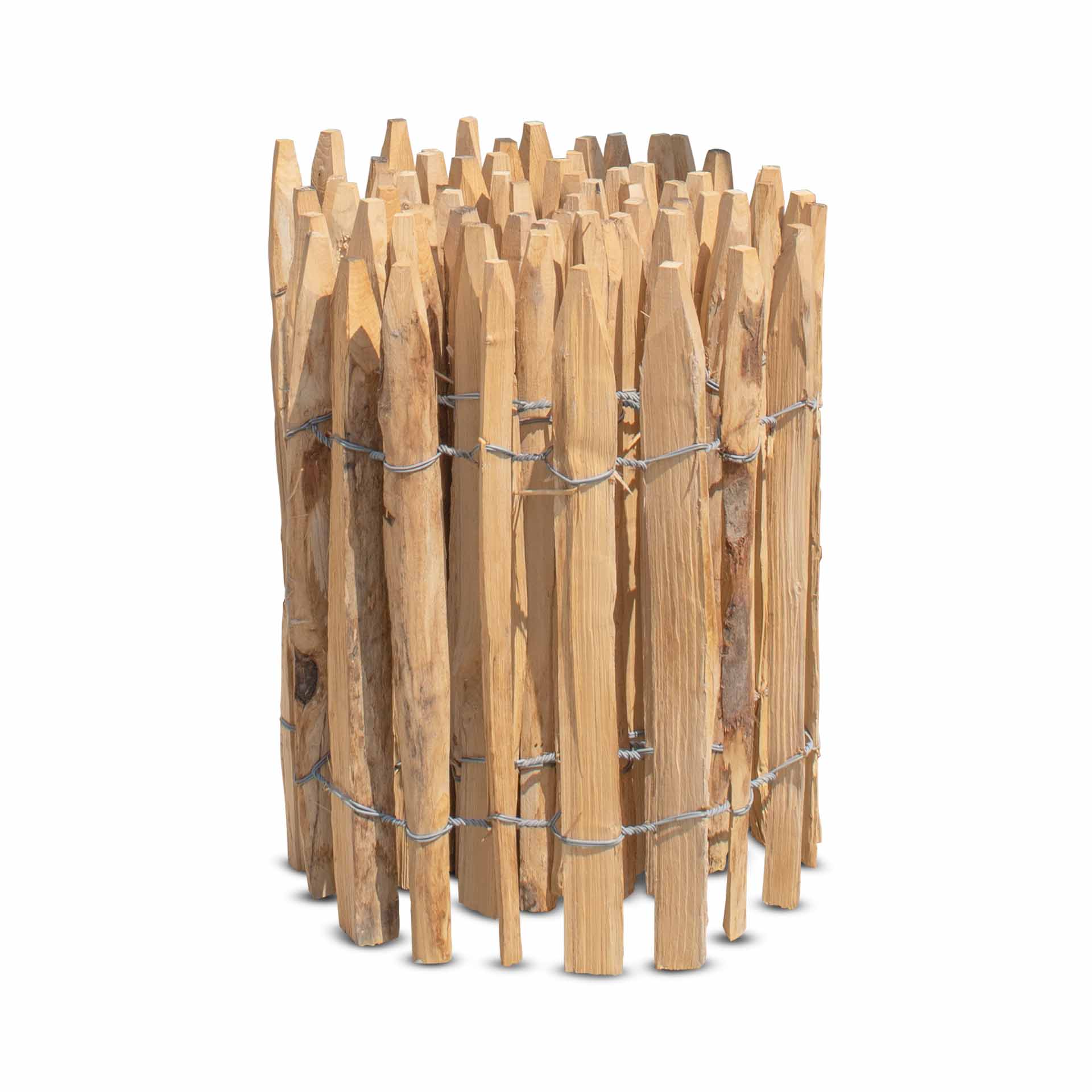 Frans premium schapenhek kastanje - lengte 5 meter, hoogte 50 cm, latafstand 2-3 cm