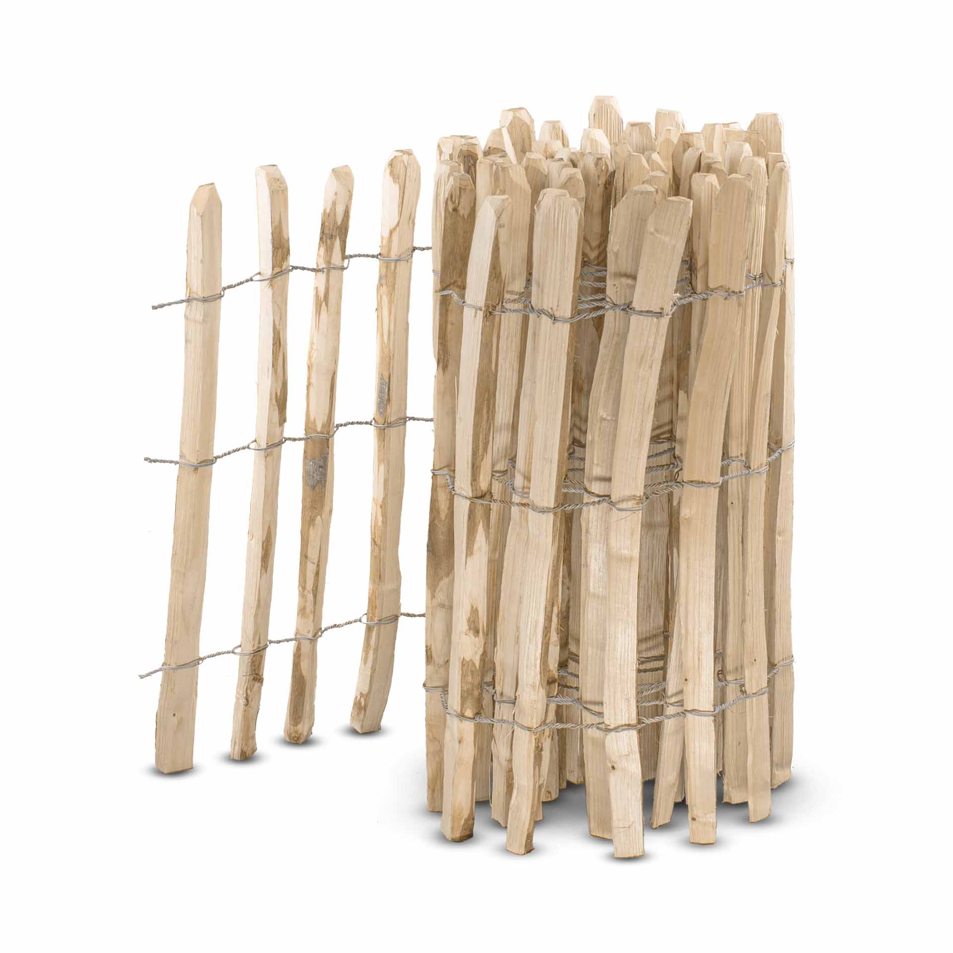 Engels schapenhek kastanje - lengte 5 meter, hoogte 75 cm, latafstand 6-8 cm