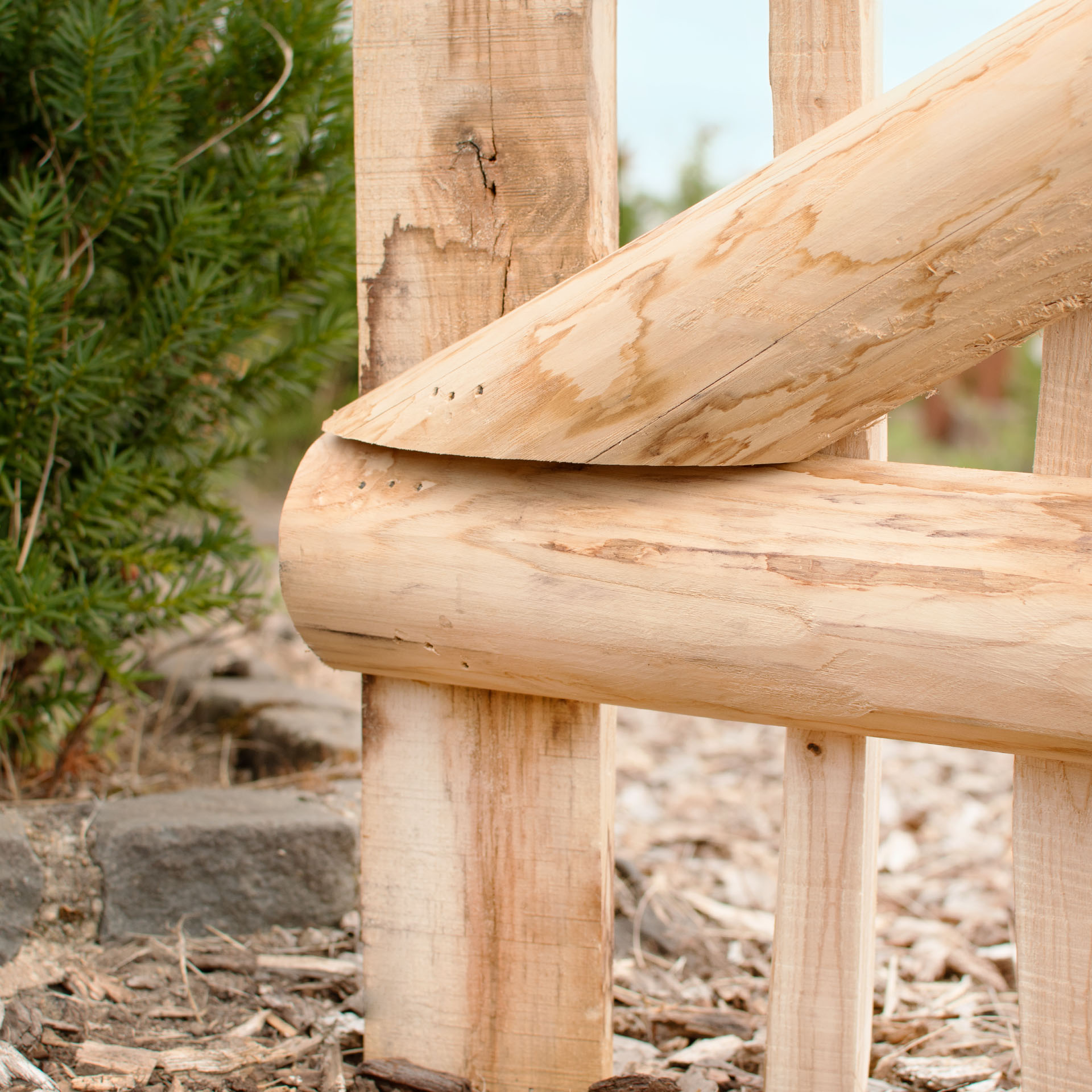 Schapenhek poort (gespijkerde versie), kastanje ,