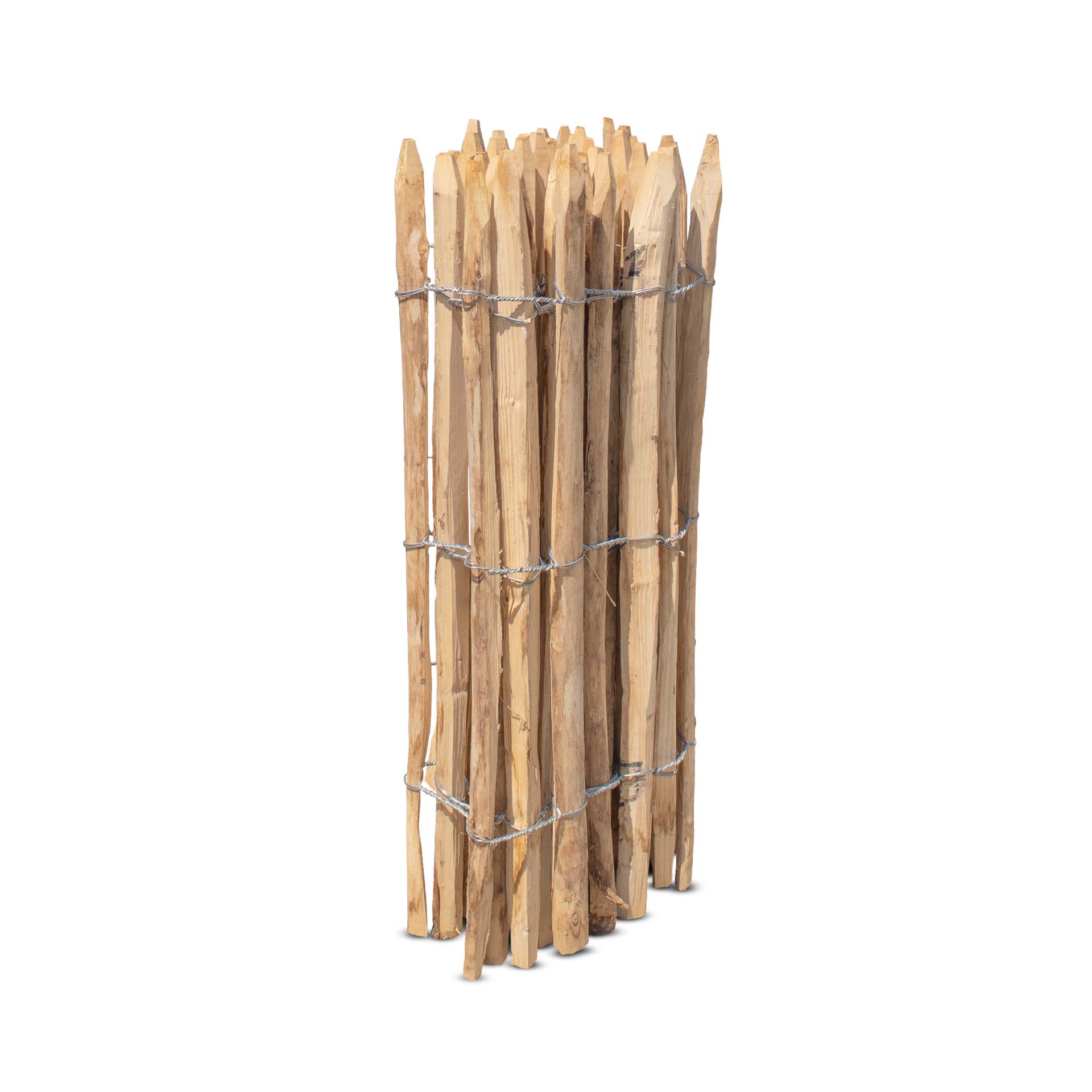 Frans premium schapenhek kastanje - lengte 5 meter, hoogte 80 cm, latafstand 6-7 cm