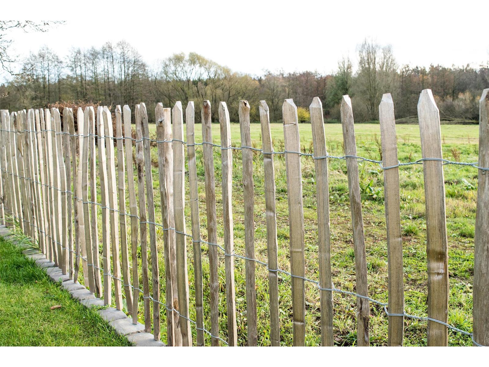 Engels schapenhek kastanje - lengte 5 meter 60 cm,4-6 cm